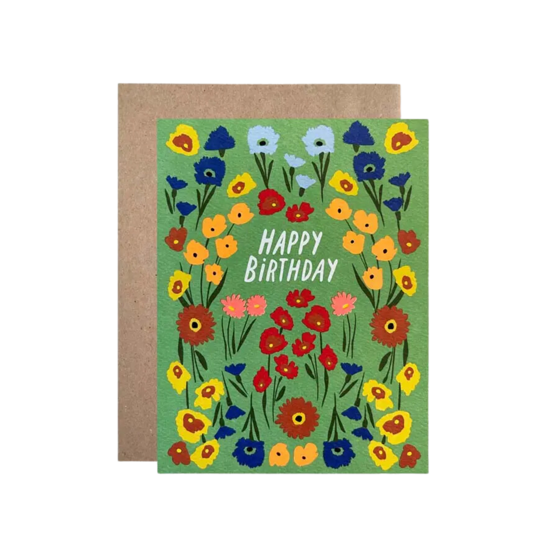 Birthday Green Garden Card