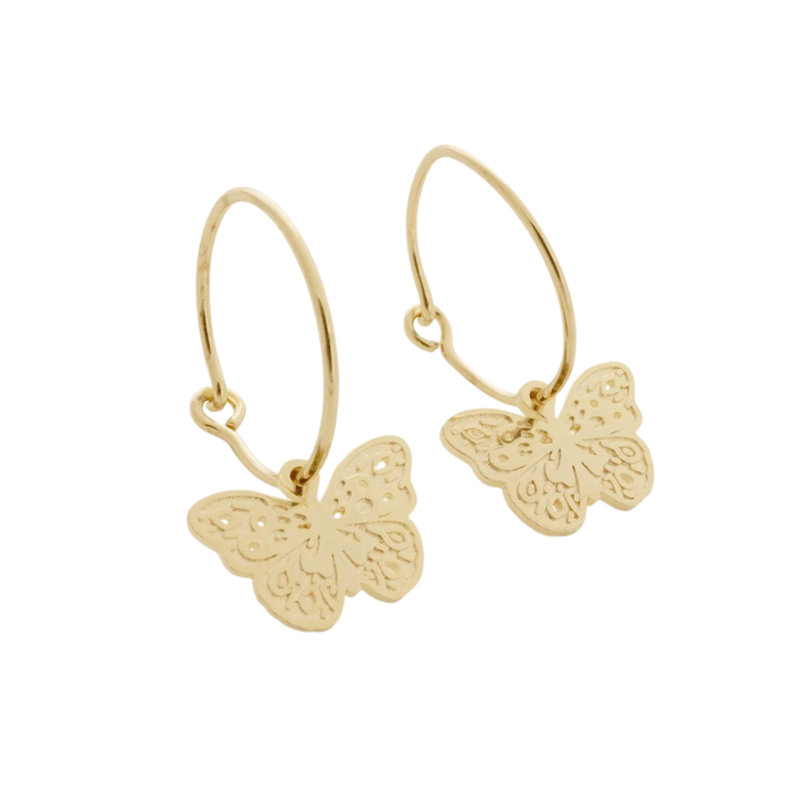 Magic Charm Butterfly Hoops