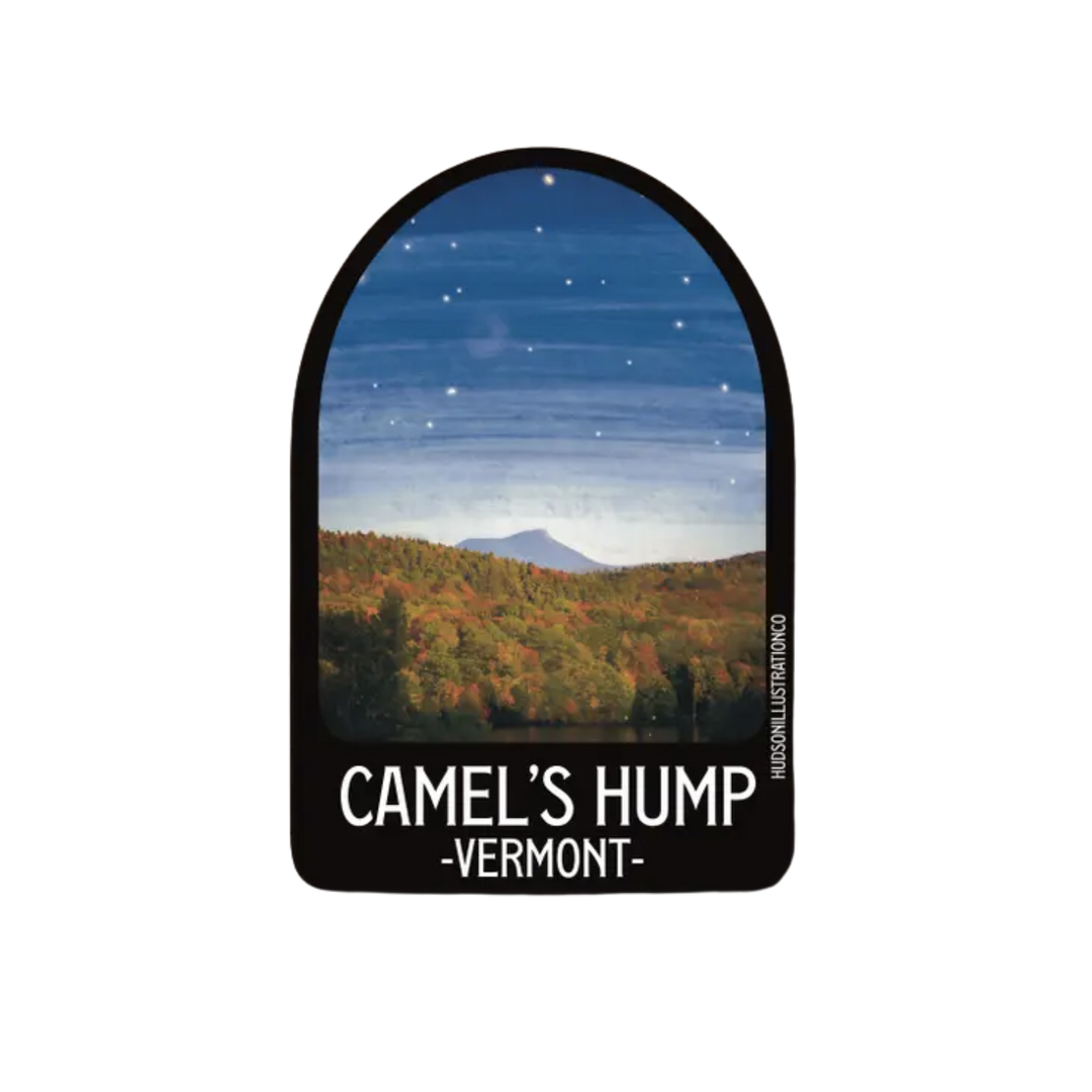 Camels Hump Mountain Vermont - Sticker
