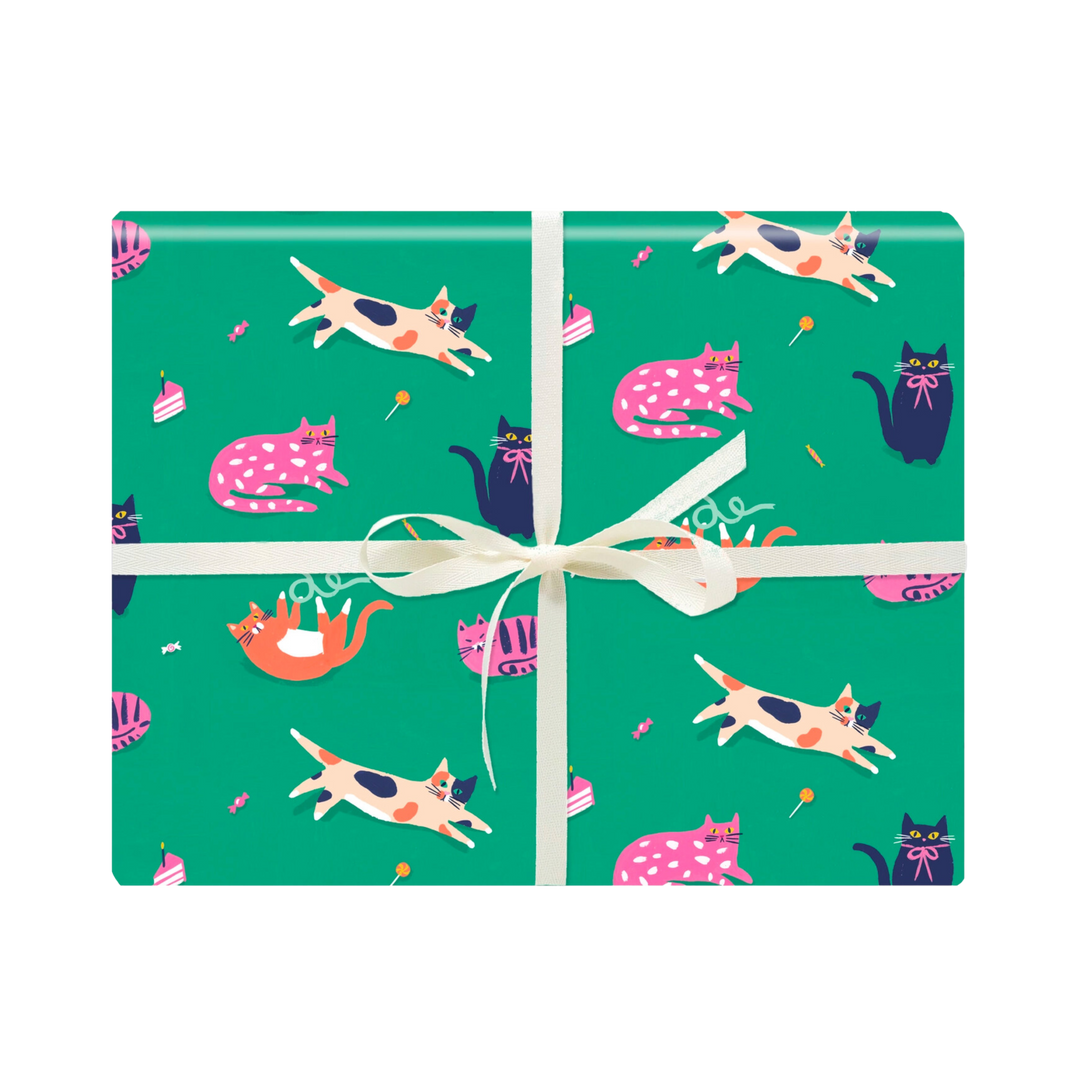 Candy Cats Gift Wrap