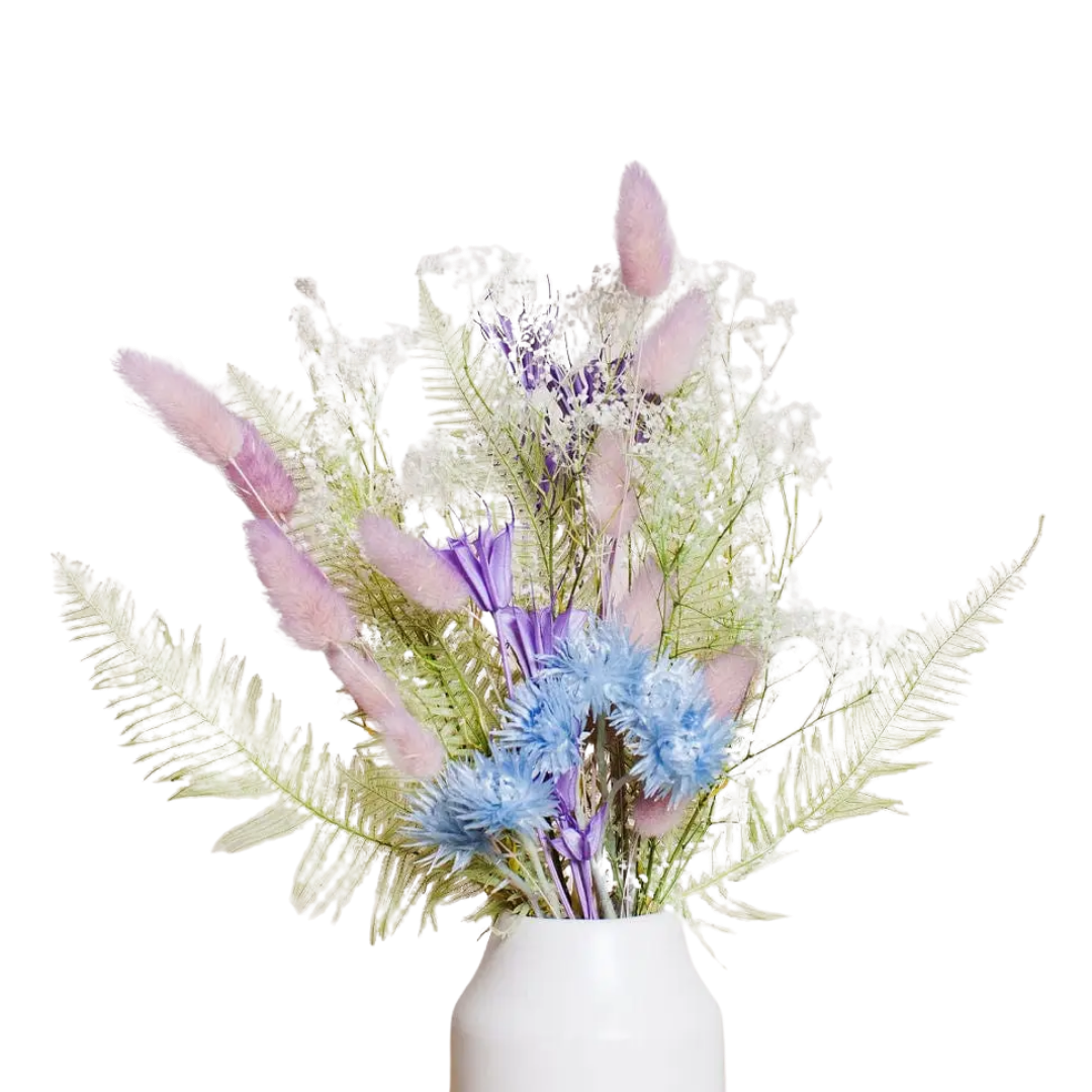 Purple Dried Flower Mini Bouquet