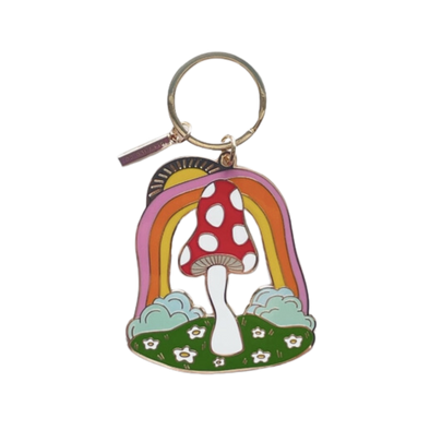 Magic Mushroom Keychain