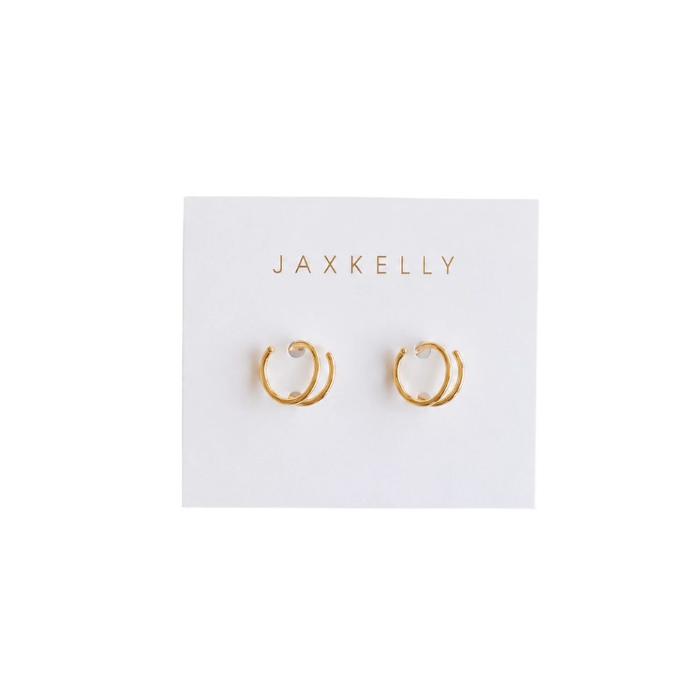 Minimalist Spiral Earrings