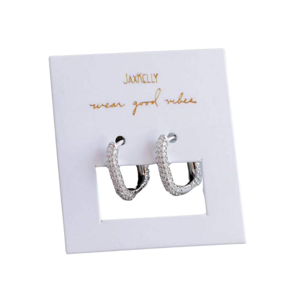 Silver Hoops