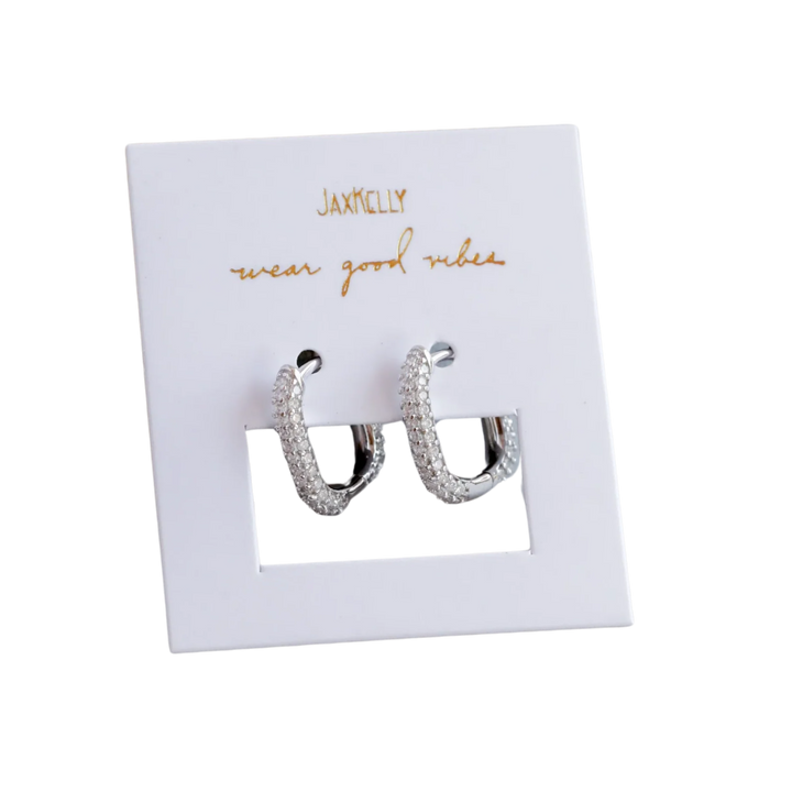 Silver Hoops