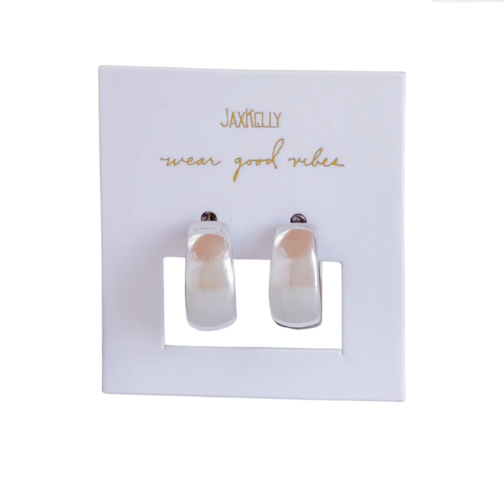 Silver Hoops