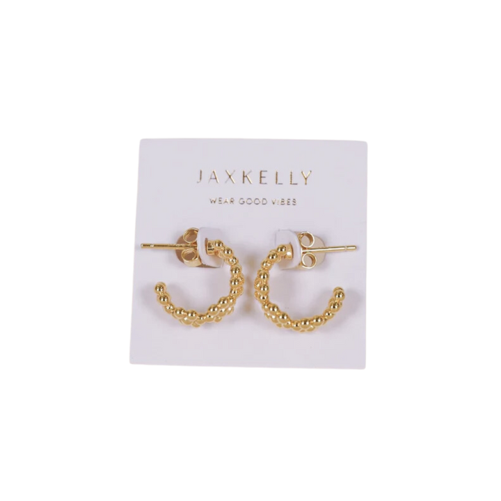 Petite Flower Hoop - 18k Gold Plated