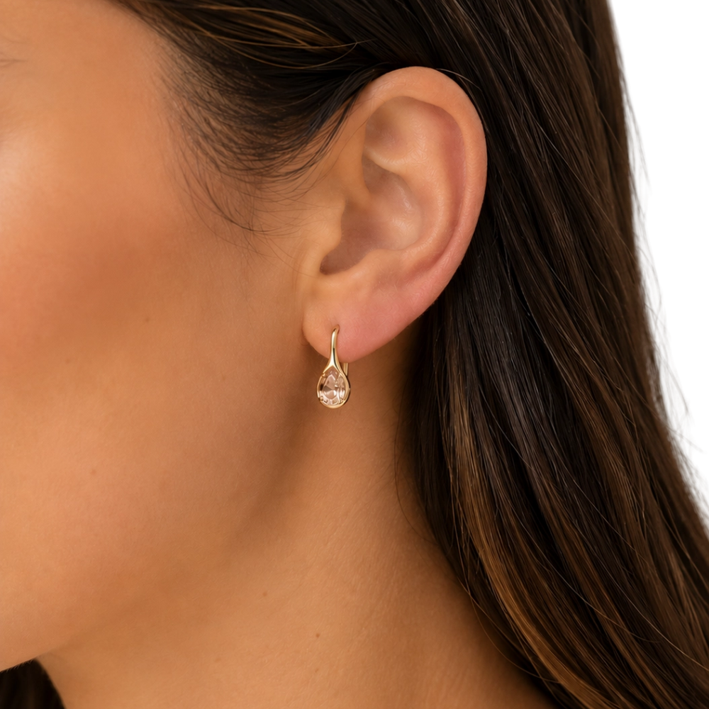 Mini Pear Drop Earrings