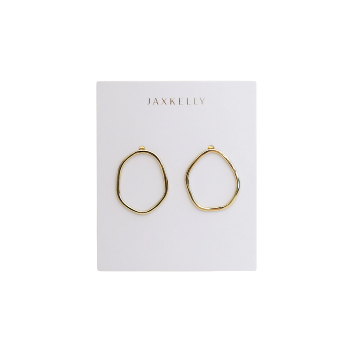 Gold Organic Hoop