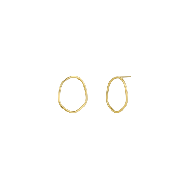 Gold Organic Hoop