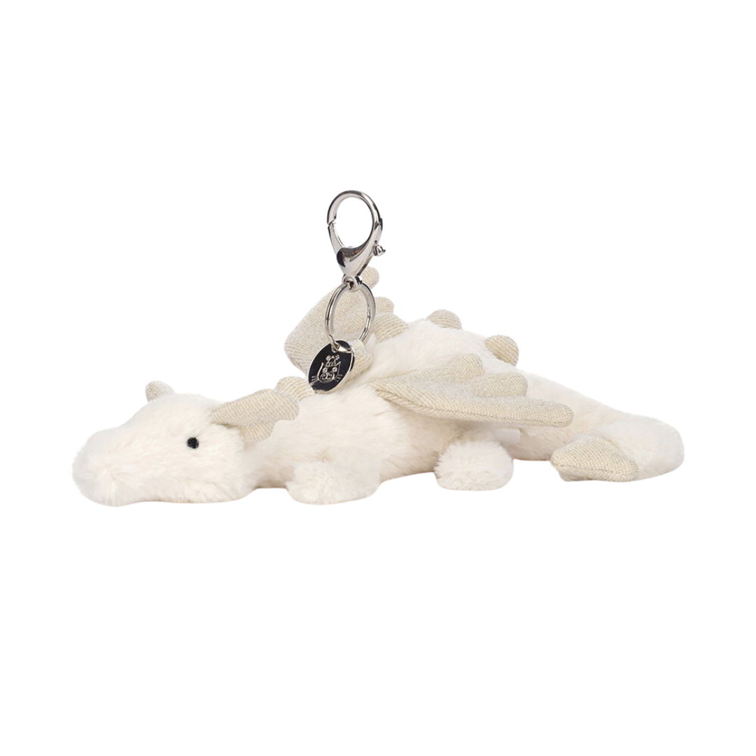 Snow Dragon Bag Charm