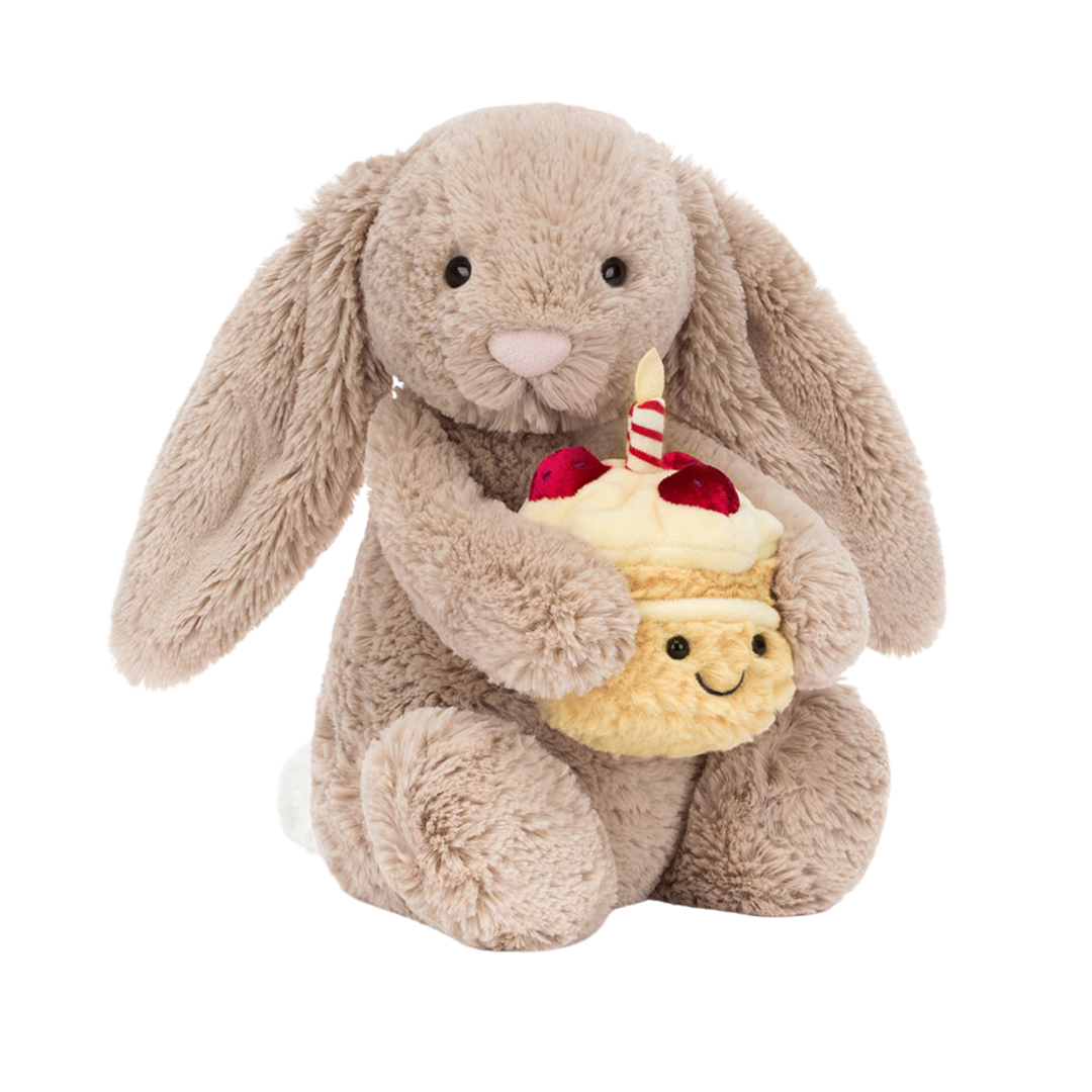Bashful Beige Bunny 'Birthday'