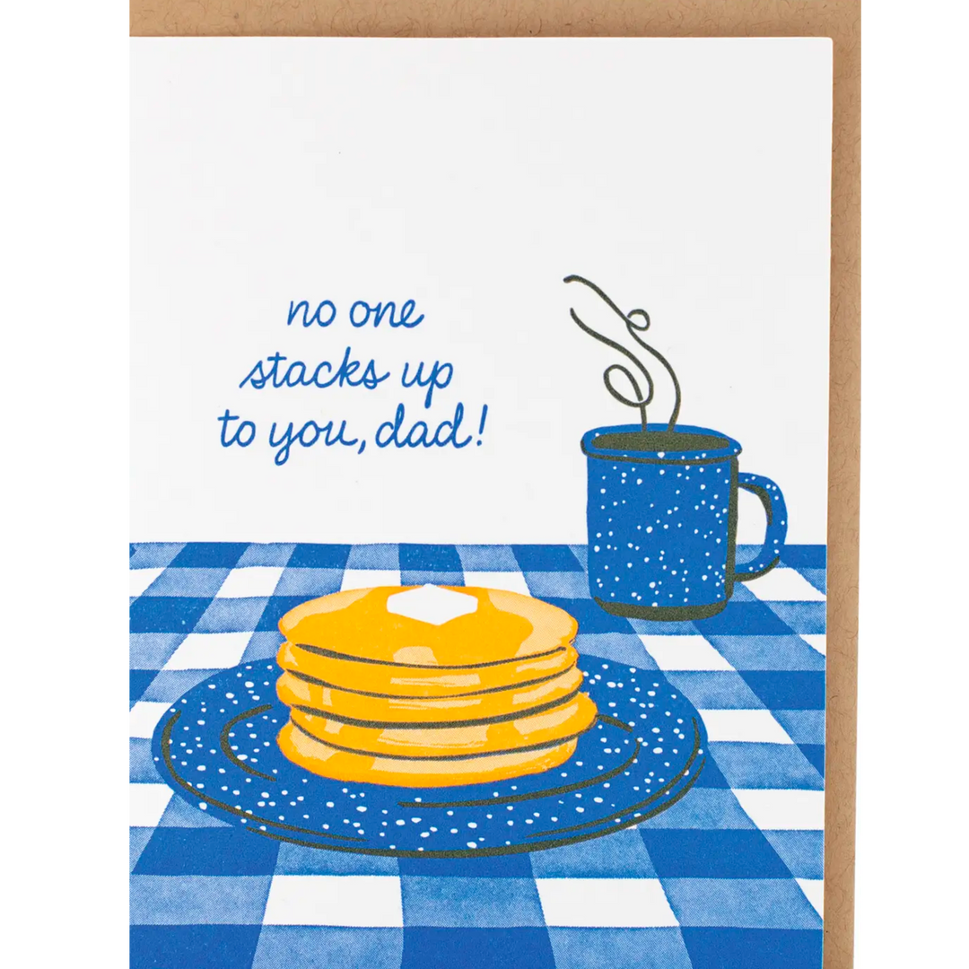Pancake Breakfast Father's Day Card