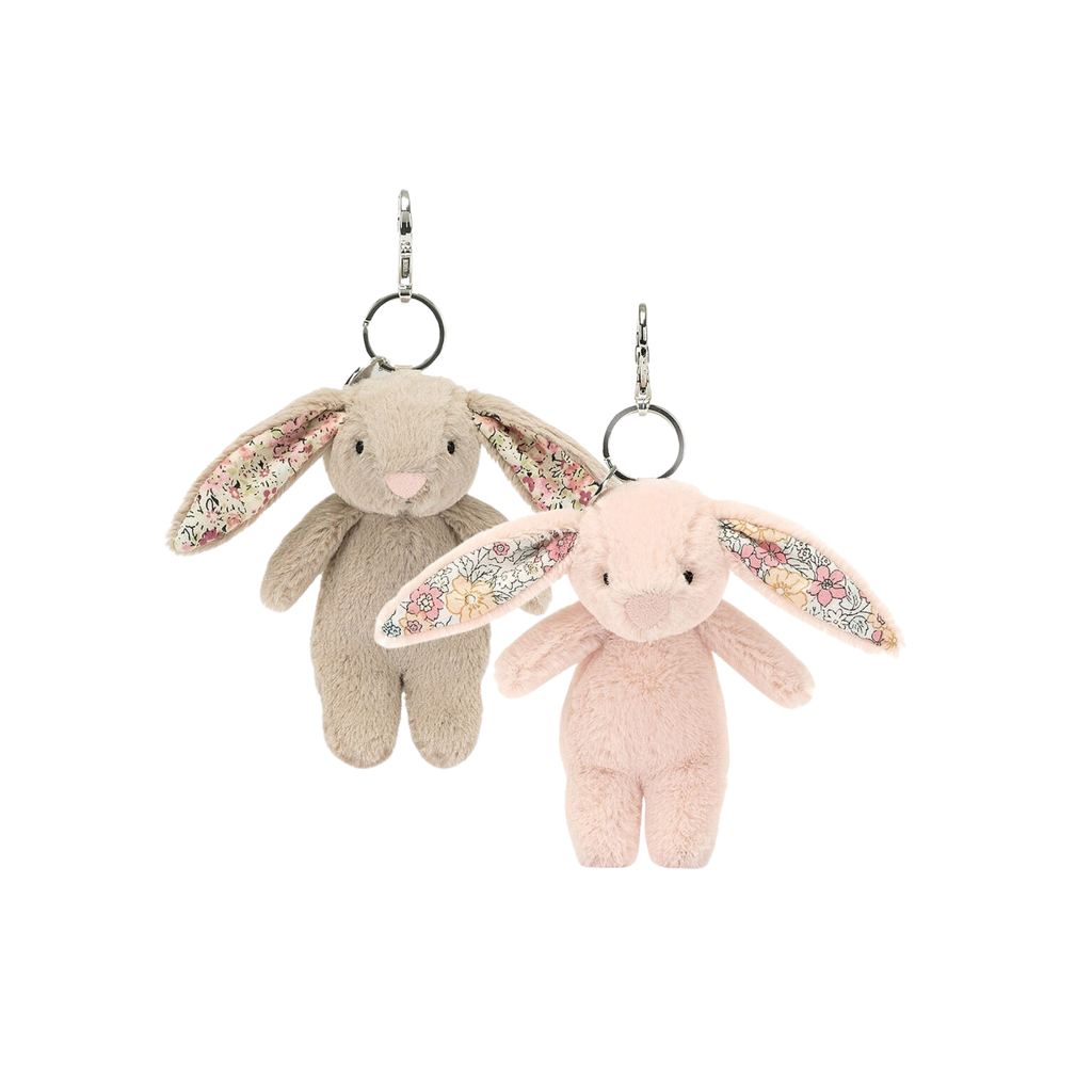 Blossom Bunny Bag Charm – Golden Hour Gift Co