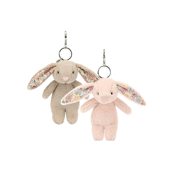 Blossom Bunny Bag Charm – Golden Hour Gift Co