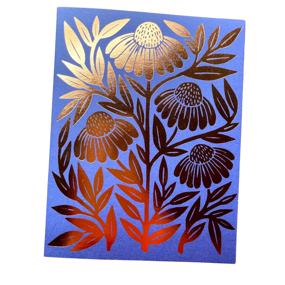 Foil Stamped Greeting Card