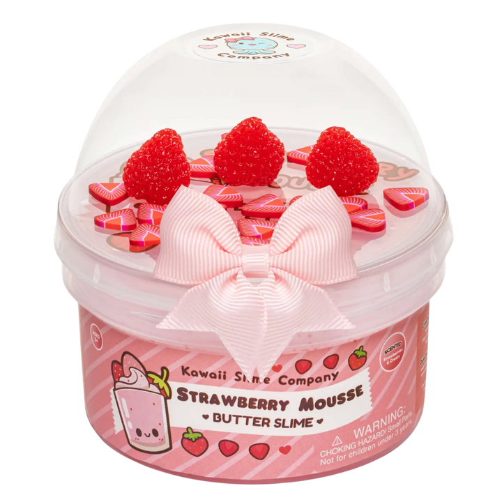 Strawberry Mousse Fluffy Butter Slime