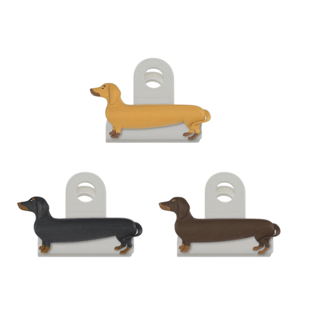 Dachshund Bag Clips