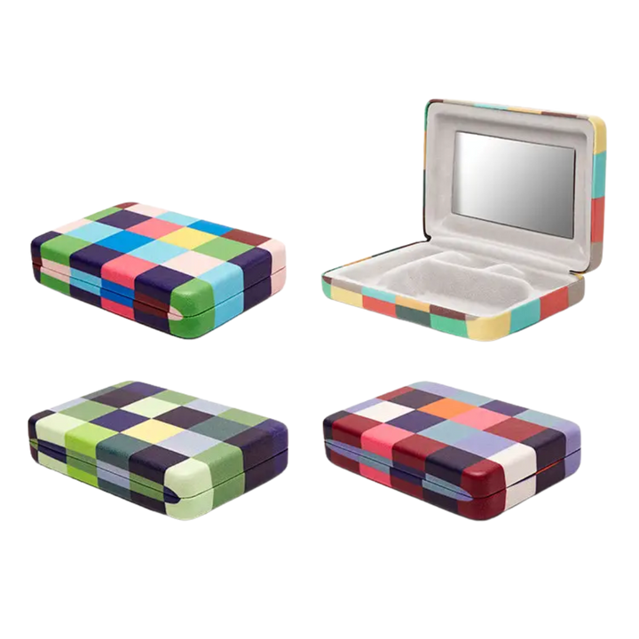 Plaid Travel Jewelry Case