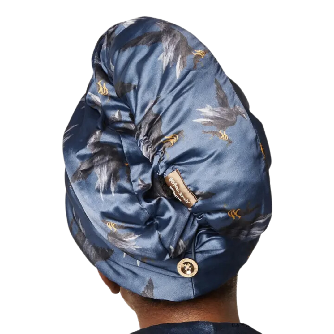 Harry Potter X Kitsch Satin-Wrapped Hair Towel - Ravenclaw