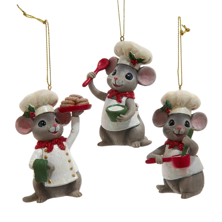 Nostalgic Mouse Chef Ornament