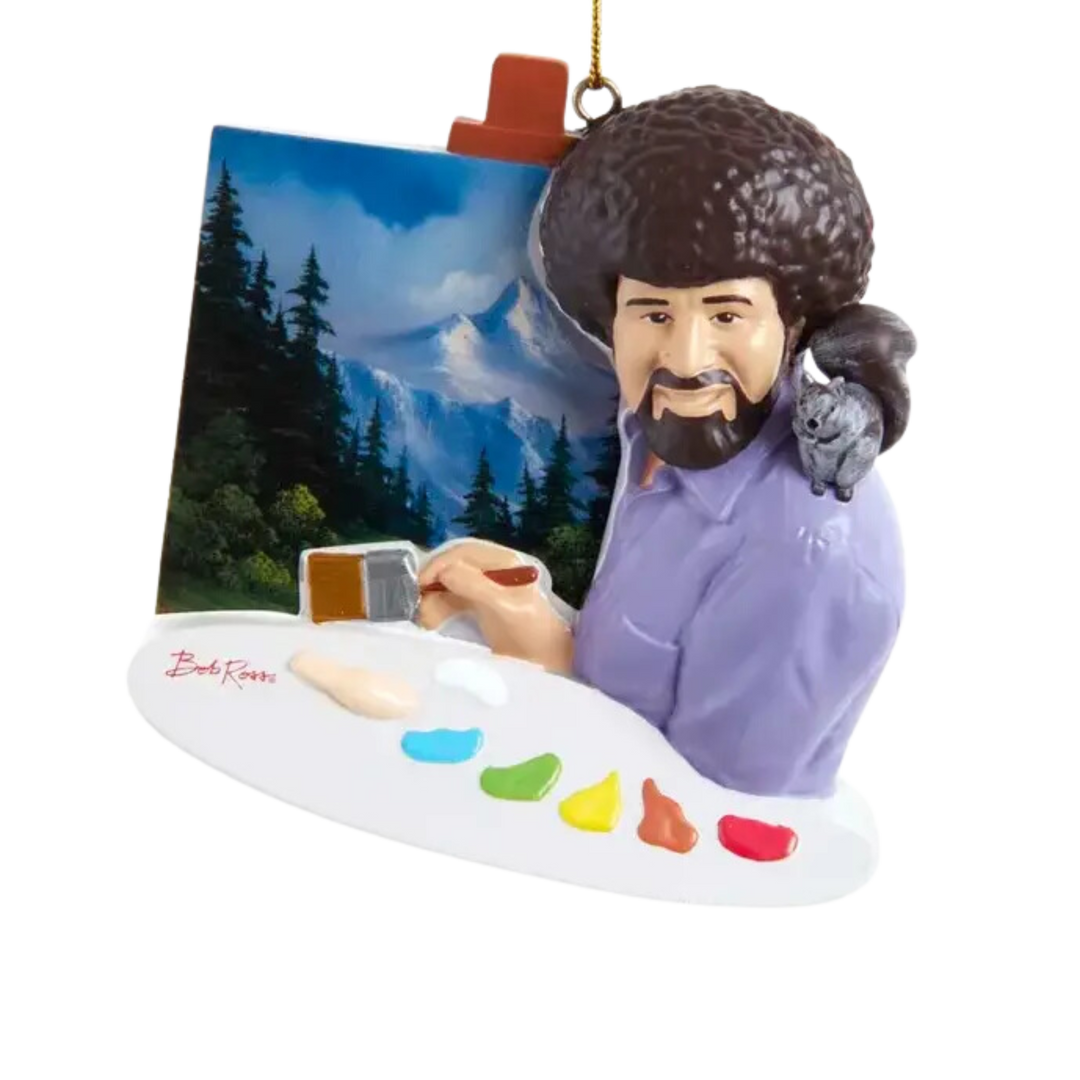 Bob Ross Painting Ornament