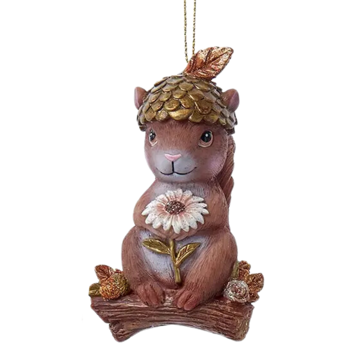 Brown & Copper Forest Animals Ornament