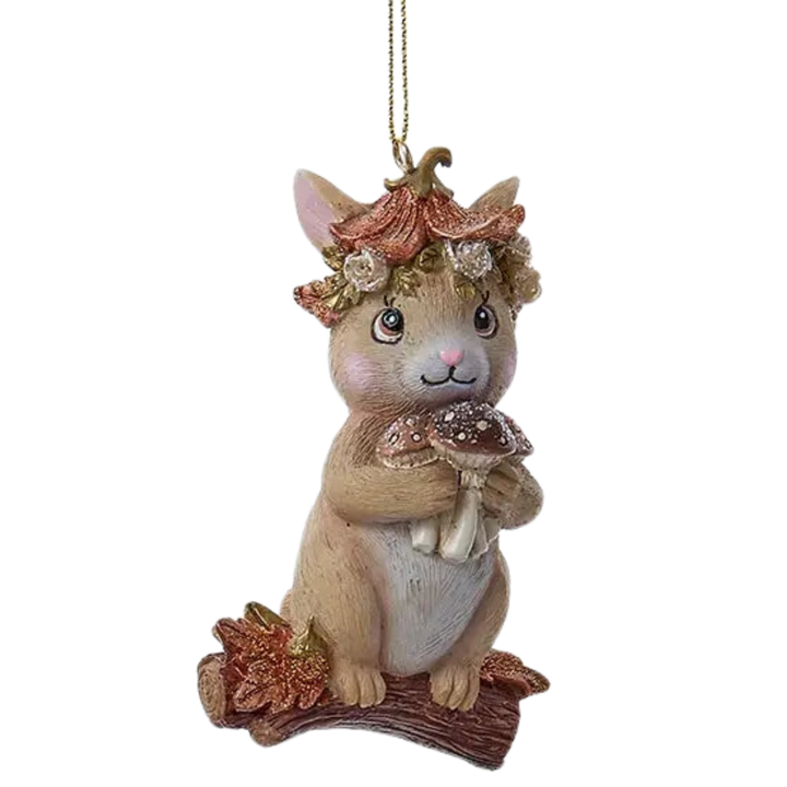 Brown & Copper Forest Animals Ornament