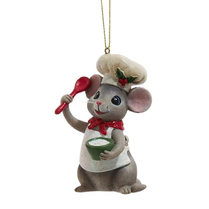 Nostalgic Mouse Chef Ornament