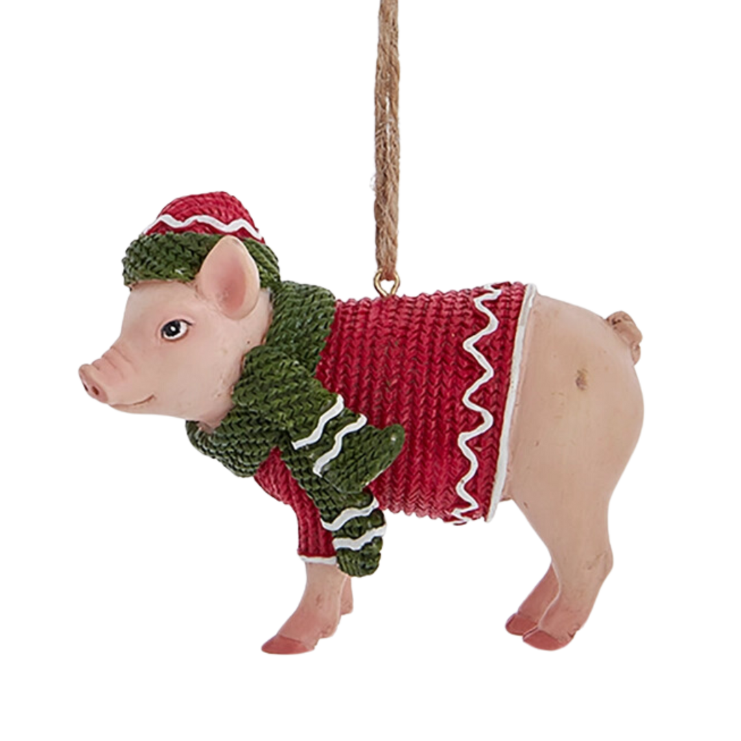 Farm Animal with Sweater + Scarf