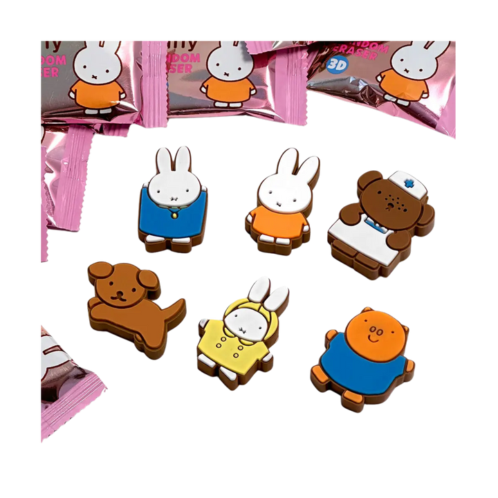 Miffy 3D Figure Eraser Random Eraser Box