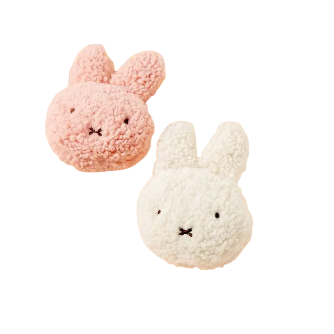 Miffy Fluffy 3D Face Multi Pouch Purse