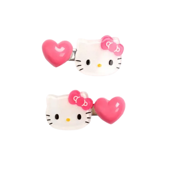 Sanrio Characters Acryl Hair Clip 2Pcs Set