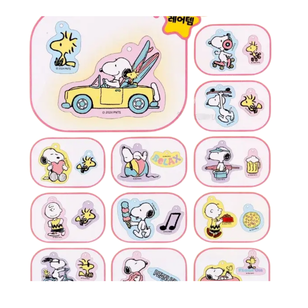 Snoopy Secret Double Acrylic Keyring Random Box