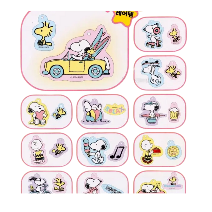 Snoopy Secret Double Acrylic Keyring Random Box