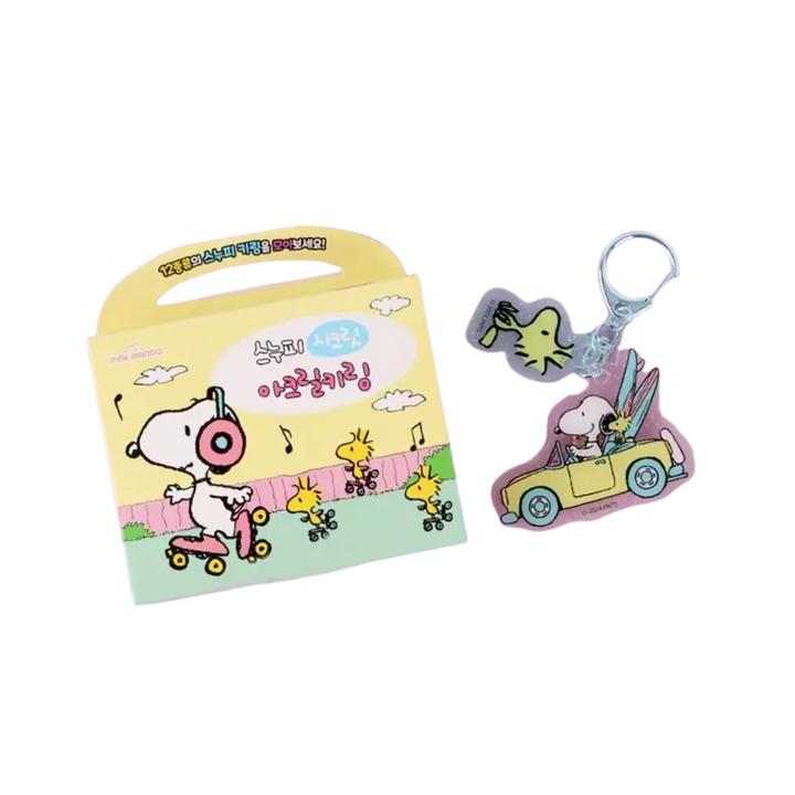 Snoopy Secret Double Acrylic Keyring Random Box