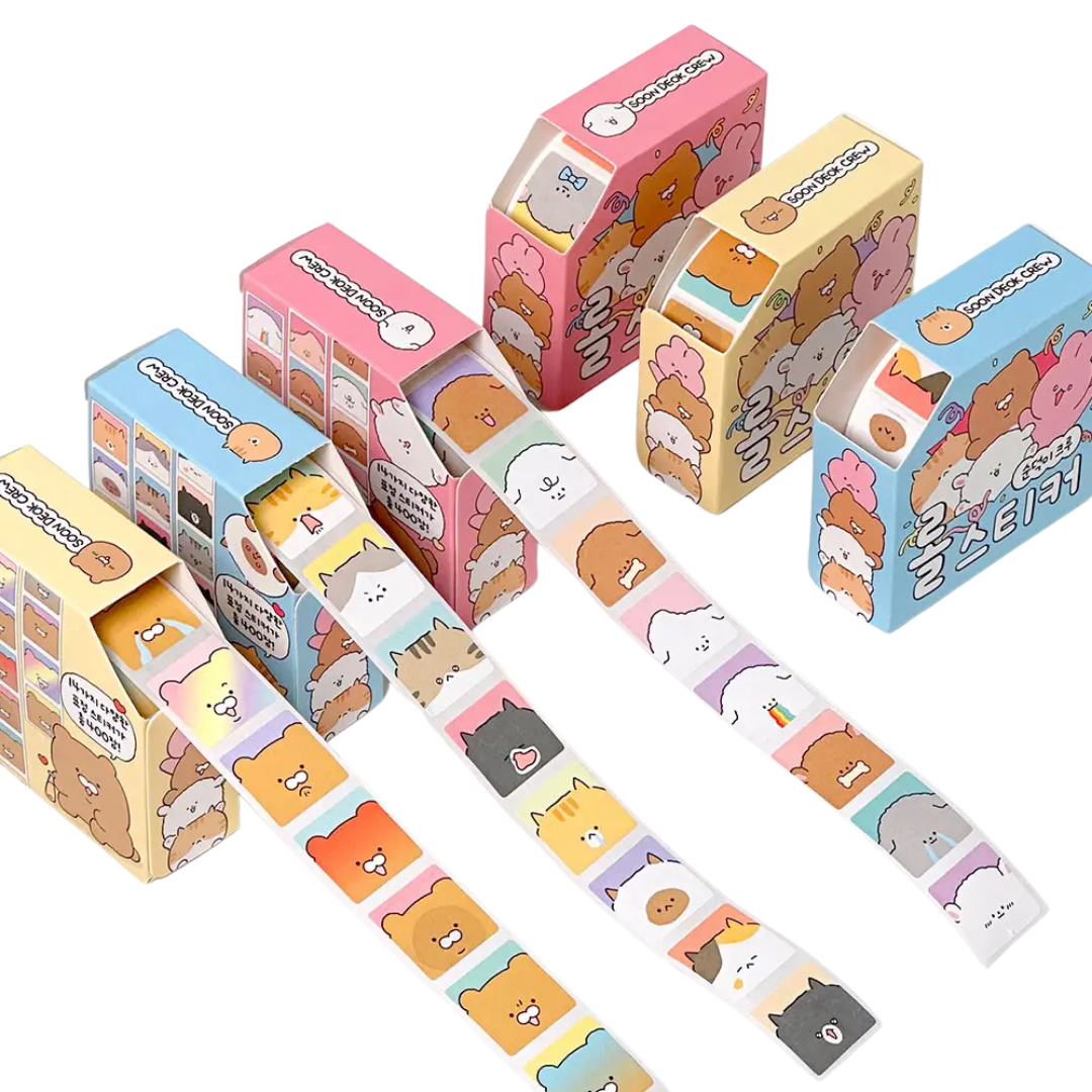 Soondeoki Crew Roll Sticker Pack