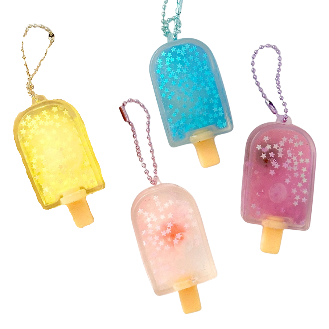 Sparkling Ice Cream Squishy Keychain