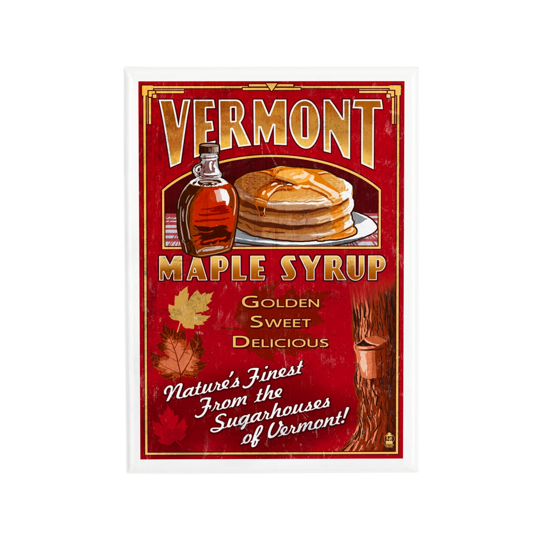 Vermont Maple Syrup Vintage Sign Magnet