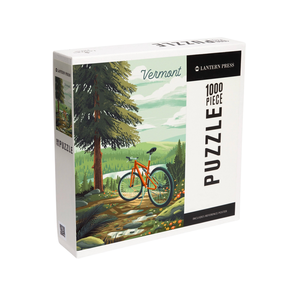 mountainbike puzzle Vermont Off to Wander, Cycling