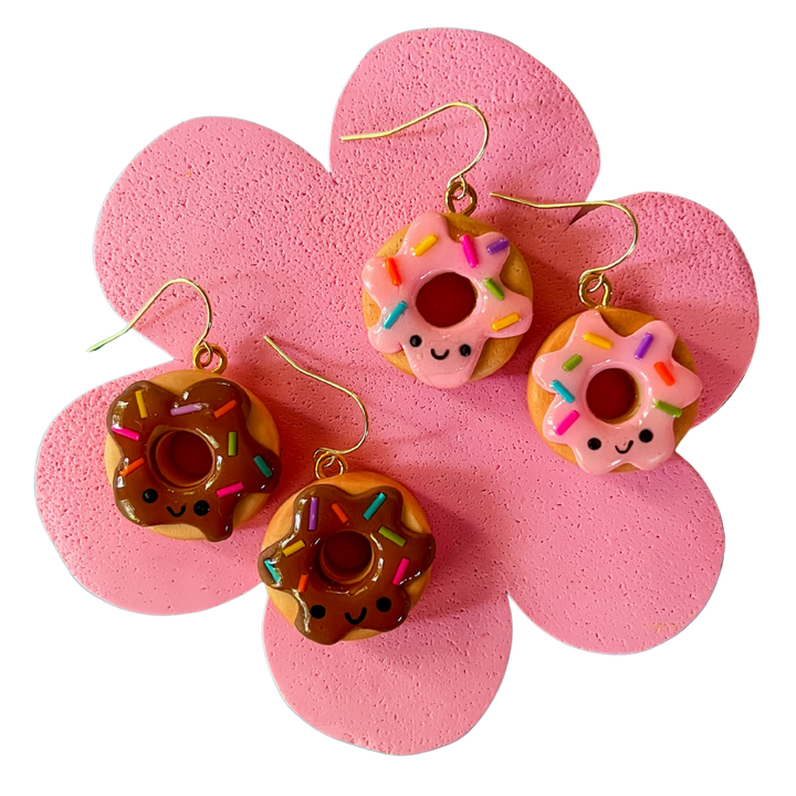 Debbie Donut | Clay Donut Earrings