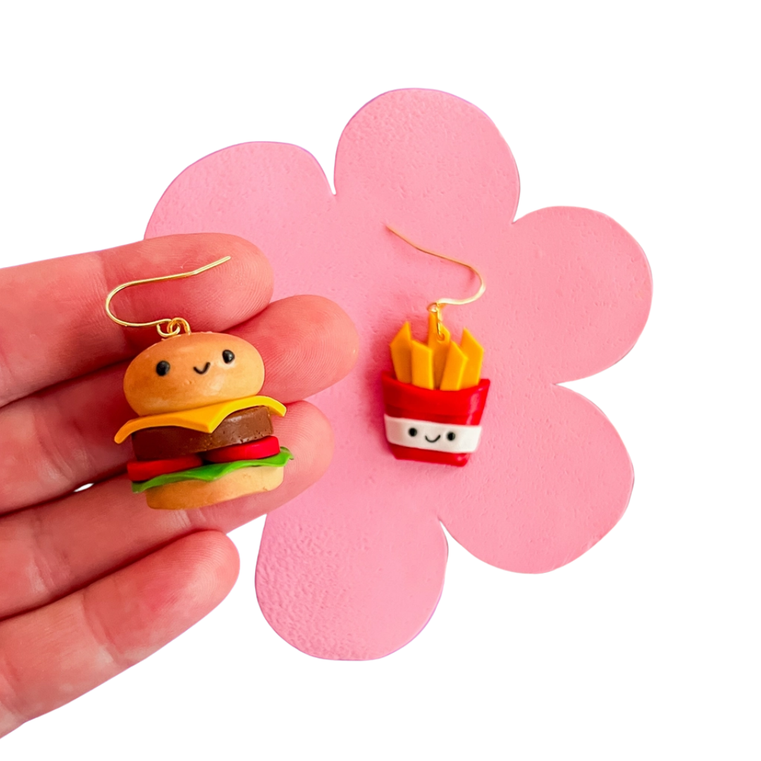 Burger Me Earrings