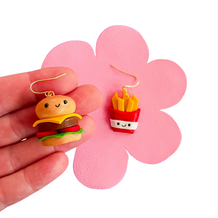 Burger Me Earrings