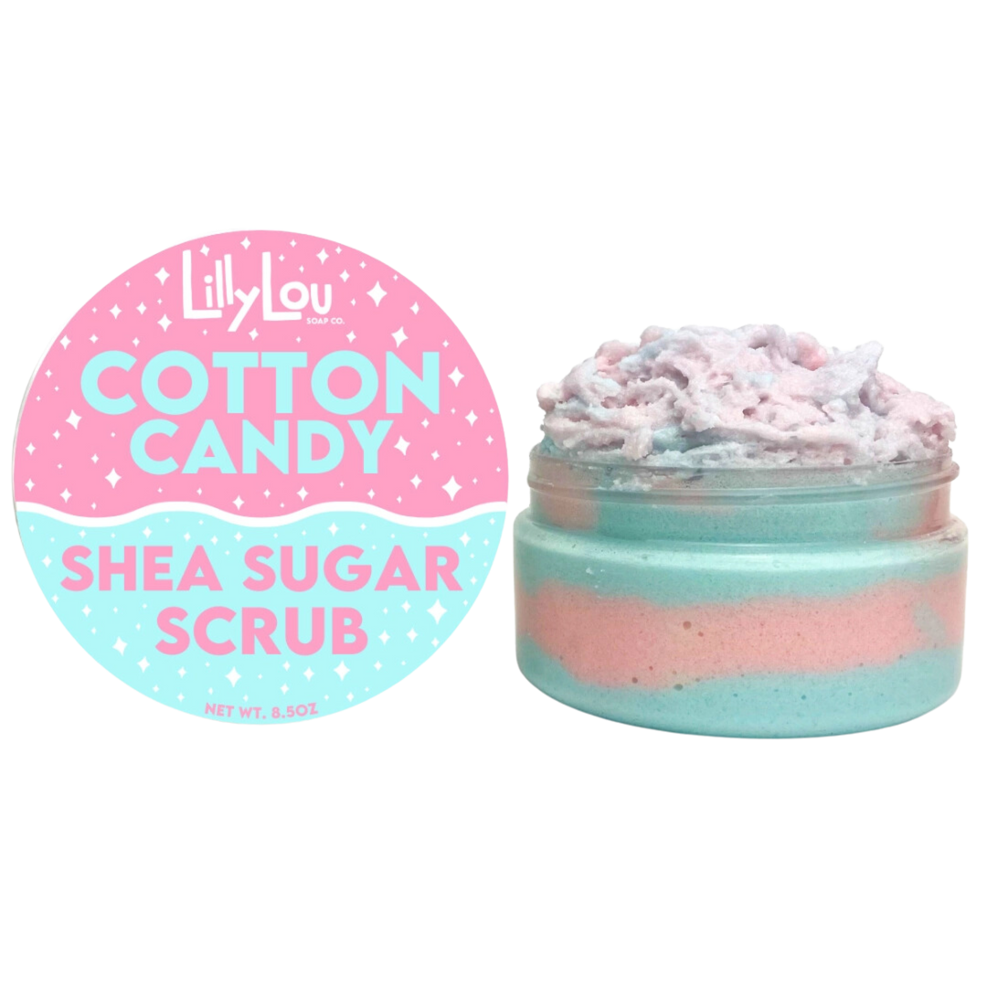 Cotton Candy Exfoliating Shea Sugar Scrub