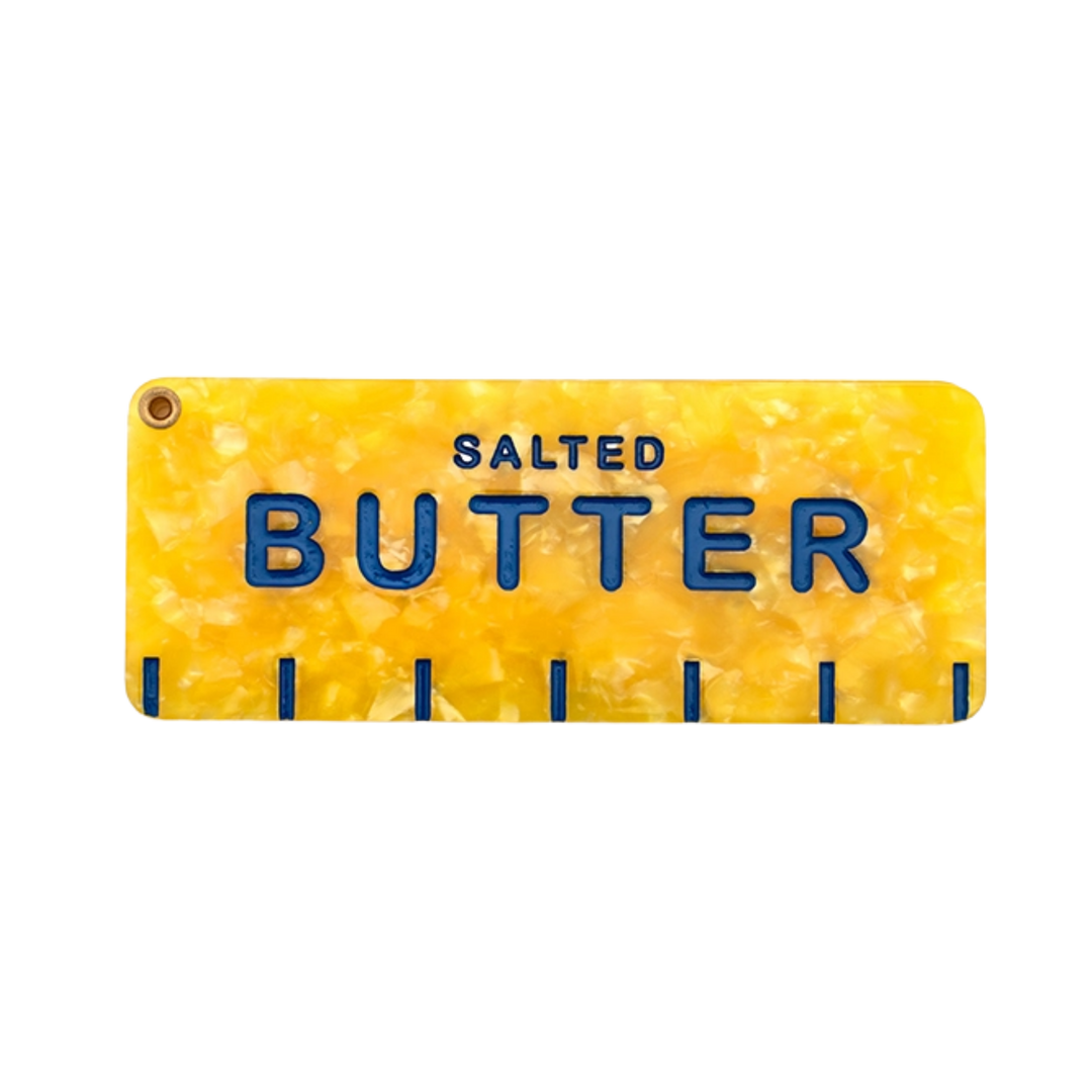 Yellow Butter Stick Swing Hinge Folding Compact Mirror