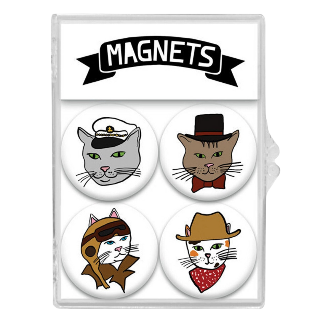 Cats in Hats Magnets