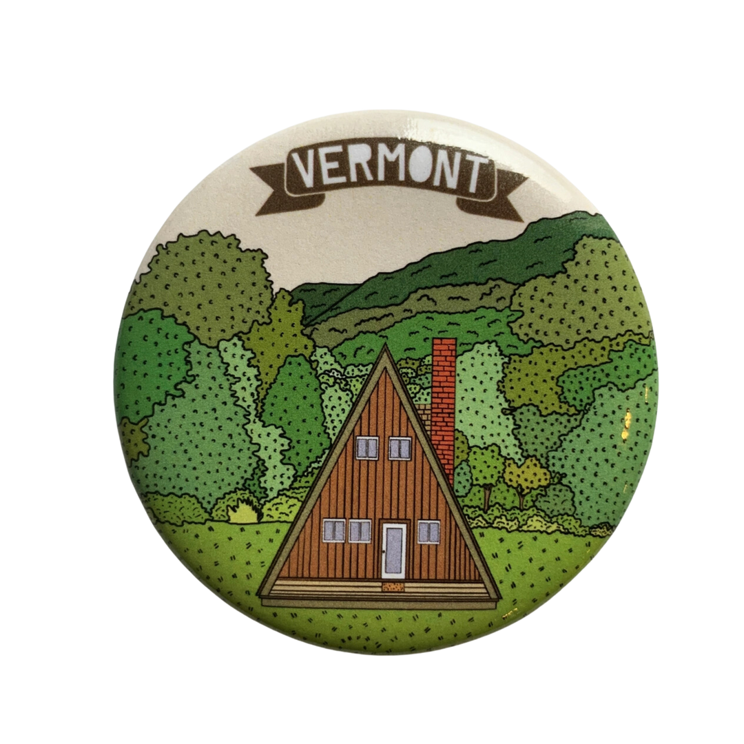 Vermont A Frame Cabin Magnet