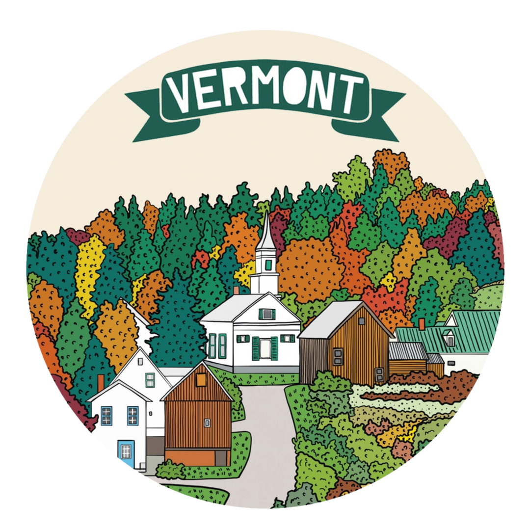 Vermont Autumn Township Sticker