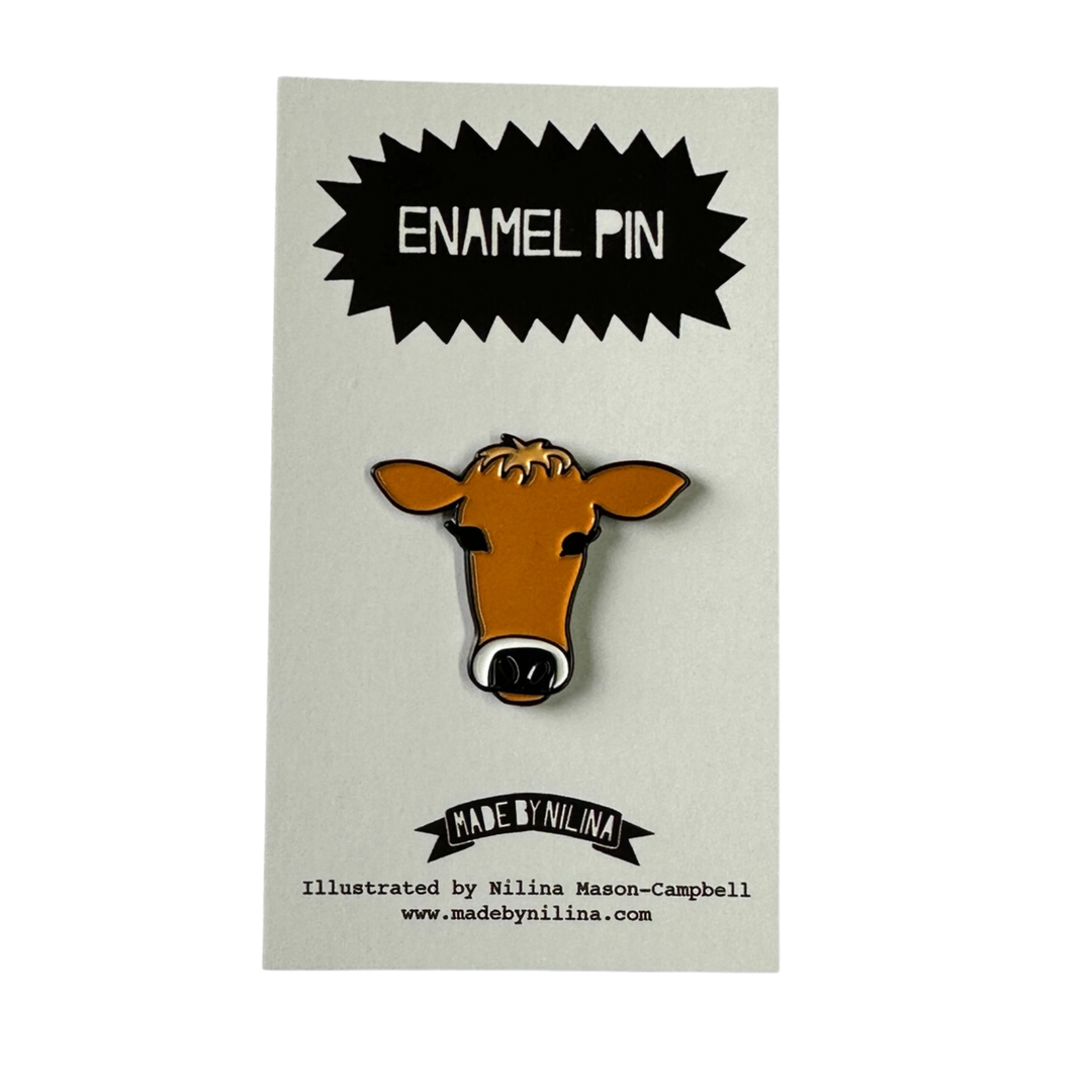 Dairy Cow Enamel Pin