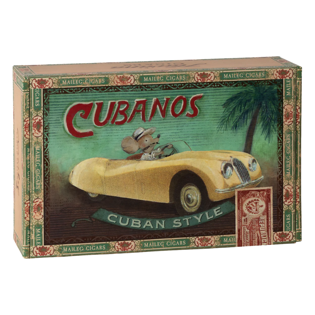 Grandma & Grandpa Mice in Cigarbox